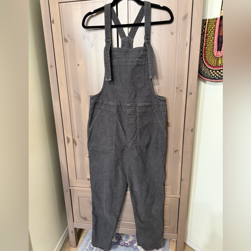 Aerie charcoal gray overalls jumpsuit